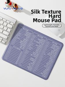 KIUAOCAI | Purple Hard Surface Shortcut Key Office Mouse Pad