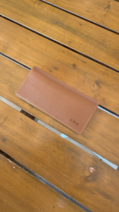 Slim Long Wallet with Zip Coin Purse