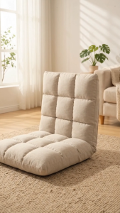 ViRYN Ergonomic Adjustable Lazy Sofa Single Floor Tatami Foldable Sofa Bed Recliner Chair Kerusi Lantai Sofa Katil Lipat Laras