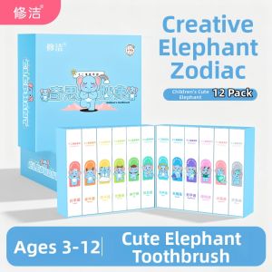 SHOOGE | Soft Bristle Childrens Toothbrush 3-12 Years