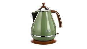 Ấm Siêu Tốc DELONGHI KBOV 2001 GR Ấm Đun Nước Bình Siêu Tốc Bình Đun Nước Phong Cách Cổ Điển Sang Trọng Dung Tích 1.7L Công Suất 2000 W Nhập Đức BH 12 Tháng