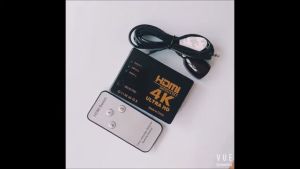Bộ Gộp HDMI 5 vào 1  3 vào 1 ra hỗ trợ 4K kèm điều khiển