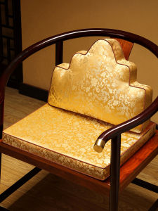 New Chinese Style Redwood Sofa Cushion Latex Pad Living Room Tea Chair Pad Circle Chair Seat Pad Home Decor Fabric Cushion