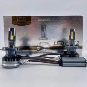 Lampu led mobil Toyota Honda Daihatsu Mitsubishi H4 LED MACRONE V85PRO 75W 4300K Garansi 1tahun