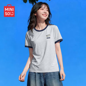 Miniso | Áo Thun Mùa Hè Tay Ngắn Cotton