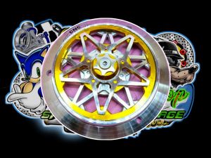 Cover Spinner Motor Radiator Model Bintang CNC Universal Matic Bebek Racing