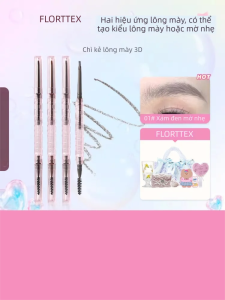 Bút kẻ lông mày FLORTTE mini 3D FLORTTE chống thấm nước và mồ hôi