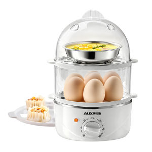 AUX Egg Cooker Small Size Automatic Switch off Multi-Function Household Steamer Egg Boiler Dormitory Steamed Egg Special