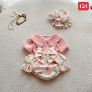 [MUA 1 ĐƯỢC 3] BODY THỎ HỒNG SIÊU KUTE 3 MÓN CỰC XỊN VỚI ÁO COTTON YẾM ĐŨI GÂN MIN BOUTIQUE. BODY BÉ GÁI SƠ SINH