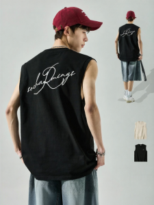 SZON | Casual Cotton Loose Fit Sleeveless Tshirt