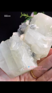 crystal home decoration Malaysia seller 暖色系水晶摆件～粉水晶败将✨🇮🇳 印度 Indian Apophyllite with Stilbite crystal✨delivery from Johor