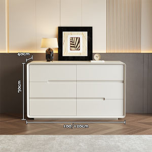 Minimalist Italian Solid Wood Chest of Drawers