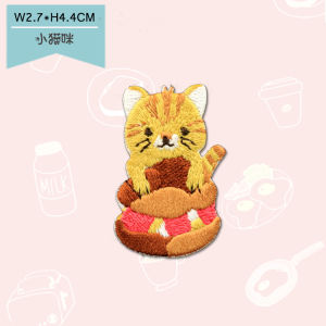 สติ๊กเกอร์ติดผ้าปักลายสัตว์น่ารักสำหรับตกแต่งกระเป๋าเสื้อผ้าและเคสโทรศัพท์มือถือ สติ๊กเกอร์ติดผ้าอิสระสำหรับตกแต่งอุปกรณ์ DIY