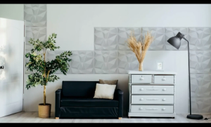 WALL PANEL 3D PVC WALLPANEL WALLPAPER DINDING / WALL PANNEL 30x30CM 50x50CM