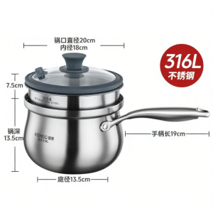 Nồi Nhỏ Đa Năng 316 Thép Không Gỉ Cấp Thực Phẩm