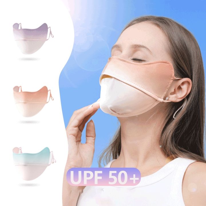 Khẩu trang vải chống tia UV, chống nắng, chất vải thun lạnh thoáng mát ...