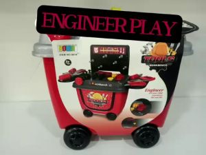 (Ready stock) BOWA Various Engineer Doctor Shopping Kitchen Movable Pretend Play Toy 各种工程师医生购物厨房可推动过家家玩具