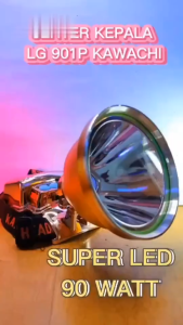 Senter Kepala Led 90W KAWACHI LG-901P | Headlamp Cahaya Putih Super Terang Outdoor Headlight Tahan Hingga 22 Jam - Headlamp Anti Air 10000mah ~TFA