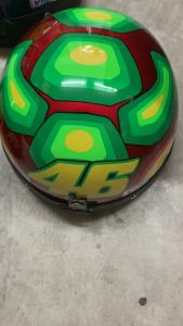 MHR 46 Half Cut TURTLE Helmet ORI - BLUE / RED / BLACK / WHITE / SILVER GRAY / YELLOW