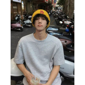 LIUBU | Black Patchwork Summer American Small Collar Deconstructed Short Tshirt