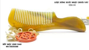 [FREESHIP MAX]Lược sừng xuất Nhật chuôi vát cỡ nhỏ size 16cm (COL141)