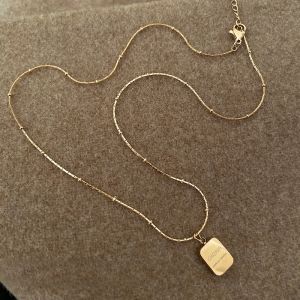 New 2025 Double-Sided Titanium Steel Necklace for Women Luxury Non-Fading Sweater Chain Versatile Clavicle Chain Neck Chain