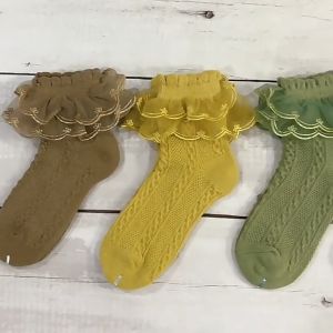 Baby coco Summer Fashion Socks for Kids Girls Breathable and Comfortable Princess Lace Socks for Baby Girl High Quality Dance Socks