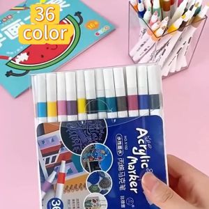 12/24/36/48/60 Color Acrylic Marker pen DIY drawing and coloring pen for kids