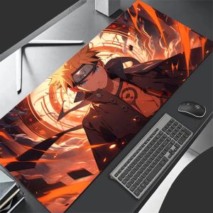 Japan Anime Keyboard Rug XXL PC Purple Gamer Cabinet Mouse Pad Laptop Dark N-narutoS U-uzumakiS Mousepad Cool Rubber Desk Mat