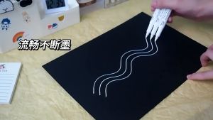 6Pcs White Marker Pen Permanent Oily Acrylic Pen Quick-Drying Oil Paint Pen Waterproof Graffiti Pens School Office Supply