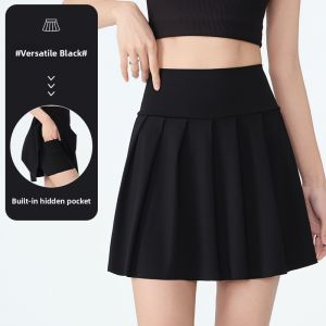 MiiOW | Cat Woman High Waist A-Line Mini Skirt Yoga Pants Womens Outerwear Shark Skin Bottoming Skirt Thin Sun Protection Hip Covering