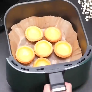Air Fryer Parchment Paper Round 100Pcs Disposable Liner Non-Stick Oil Proof 20cm for Baking Kertas