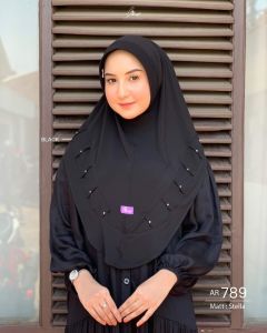 Jilbab hijab kerudung bergo krudung wanita dewasa instan pyet simple daily ootd terbaru new terlaris terkini modern kekinian murah viral 2023 Arrafi AR 789 adem mudah di bentuk cantik pet antem bahan Jersey twist cantik bayar di tempat gratis ongkir