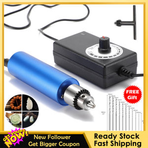[Miễn phí 10 mũi khoan] cái khoan Tay Điện USB Mini cái khoan tay S 5000rpm 12V-24V với động cơ vòng bi 385 tự làm JT0 ngàm khoan máy khoan điện nhỏ