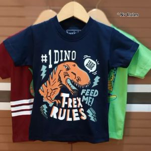 KAOS ANAK LAKI LAKI DINO 1 TAHUN - 10 TAHUN BAJU ANAK LAKI LAKI KAOS ANAK COWOK DINO KAOS AJA