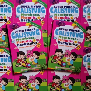 Buku Super Pintar Calistung Untuk Anak-Anak Hologram Full Color 128 Hal - Serba Jaya