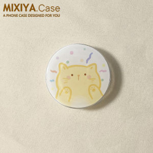 Acrylic Phone Stand New Anti-Fall Cute Bear Cartoon Rabbit Milk Lazy Person Dram Serial Transparent Back Adhesive Ins Niche Women Desktop Support Handheld Portable Retractable Rotation