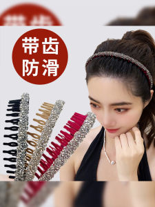 Anti-Slip Wave Hairband Velvet Face Washing Hair Clip Mask Applying Hair Band Frizz Beating Tool Korean Style Fresh Outlined