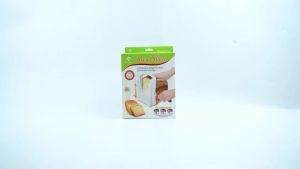 Máy Cắt Bánh Mì Có Thể Điều Chỉnh - Máy Cắt Bánh Mì Nhựa Gấp Gọn Dụng Cụ Làm Bánh Nhà Bếp Hướng Dẫn Cắt Bánh Mì Tự Làm