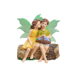 1pcs กระซิบคนรักดอกไม้ Fairyของขวัญวันวาเลนไทน์ของขวัญครอบครัว ฤดูใบไม้ผลิสวนบอนไซตกแต่งดอกไม้ Fairy เครื่องประดับ