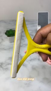 Alat Pembersih Serat Bulu Hewan 2in1 Sikat Kain Pakaian Sofa Pet Hair Remover