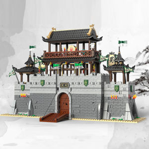 Diku Building Blocks: Three Kingdoms Xiaoxiao City Pool & Fortress Construction Set