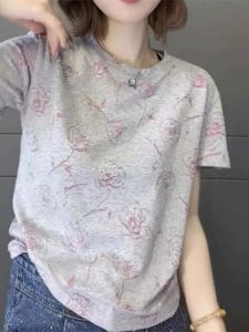 Round Neck Short Sleeve Loose Fashion UV Protection T-shirt