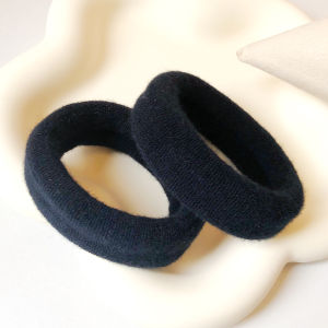 Thick Wide Hair Ties Elastic Hair Bands Large Size No Seam High Elasticity for High Ponytail And Bun Fresh out Korean Style