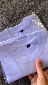 Baju Kaos Putih Polos Anak Usia 1-12 Tahun Bahan Adem Cotton Combet 30s All Size