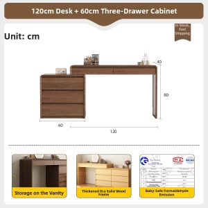 HESHIBOYA | Retro Large Capacity Wooden Drawer Cabinet