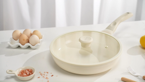 Redchef Chảo Ceramic Rock 24/28cm có nắp không chứa Không chứa PFAS & PTFE & PFOA Thích hợp cho mọi loại bếp