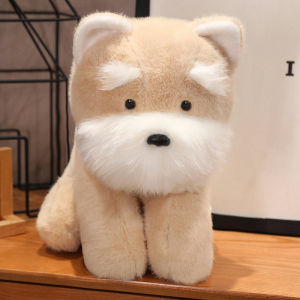 22cm Cute Schnauzer West Highland Plush Doll Lovely Dogs Pillow Stuffed Soft Animal Toy Nice Birthday Christmas Gifts
