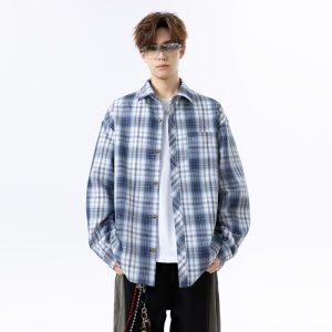 WUKONGYOUHUO | Áo Sơ Mi Dễ Thương Phong Cách Retro Đôi