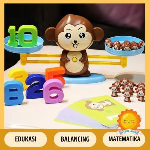 Mainan Edukasi Monkey Balancing Seru Matematika